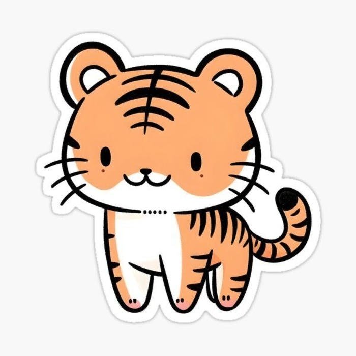 Ảnh sticker con vật cute mang tính ứng dụng nội dung