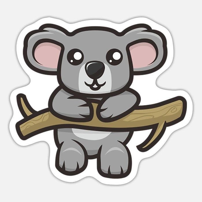 Ảnh sticker con vật cute xuất hiện trong bộ sưu tập