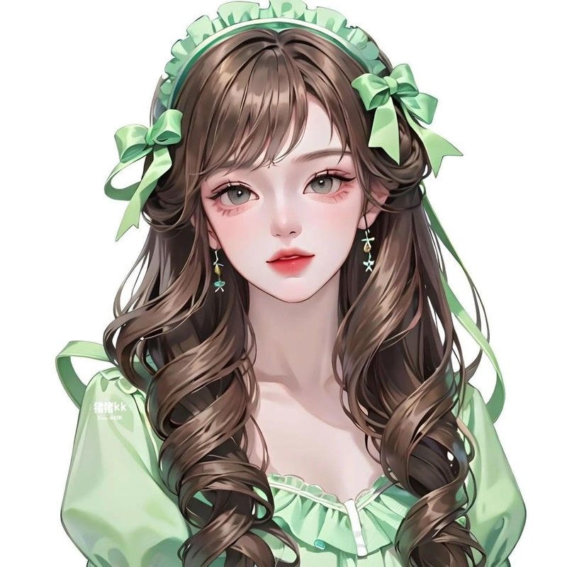 Avatar gái xinh với nụ cười nhỏ đầy duyên dáng