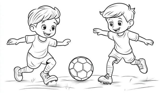 Bức ảnh nhân vật bóng đá dễ tô màu