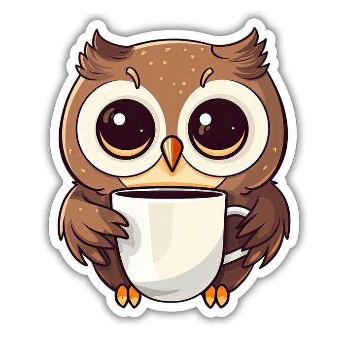 Bức ảnh sticker con vật cute mang sắc thái tích cực