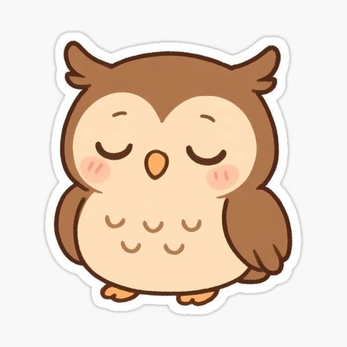 Bức ảnh sticker con vật cute theo chủ đề động vật