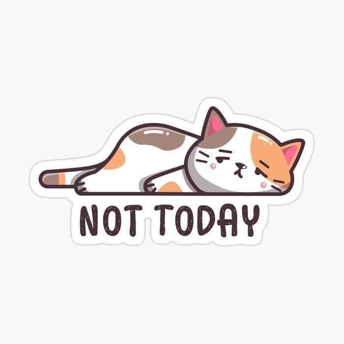 Bức hình sticker mèo mang hơi hướng sáng tạo