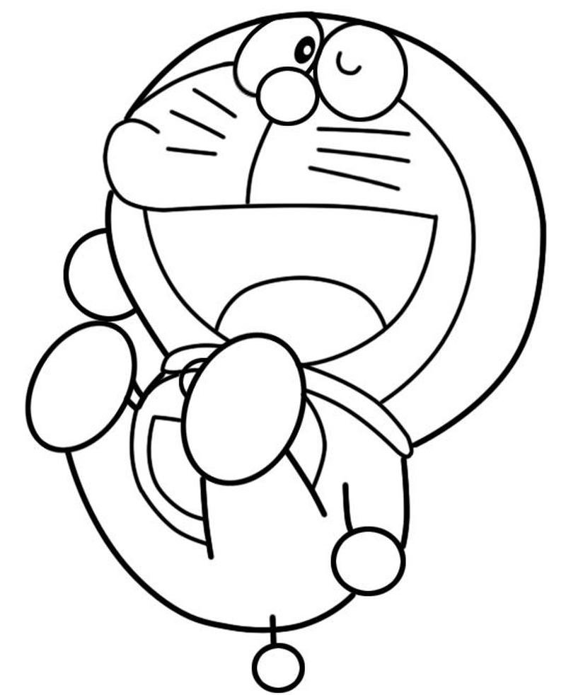 Bức vẽ Doraemon vui nhộn dành cho thiếu nhi