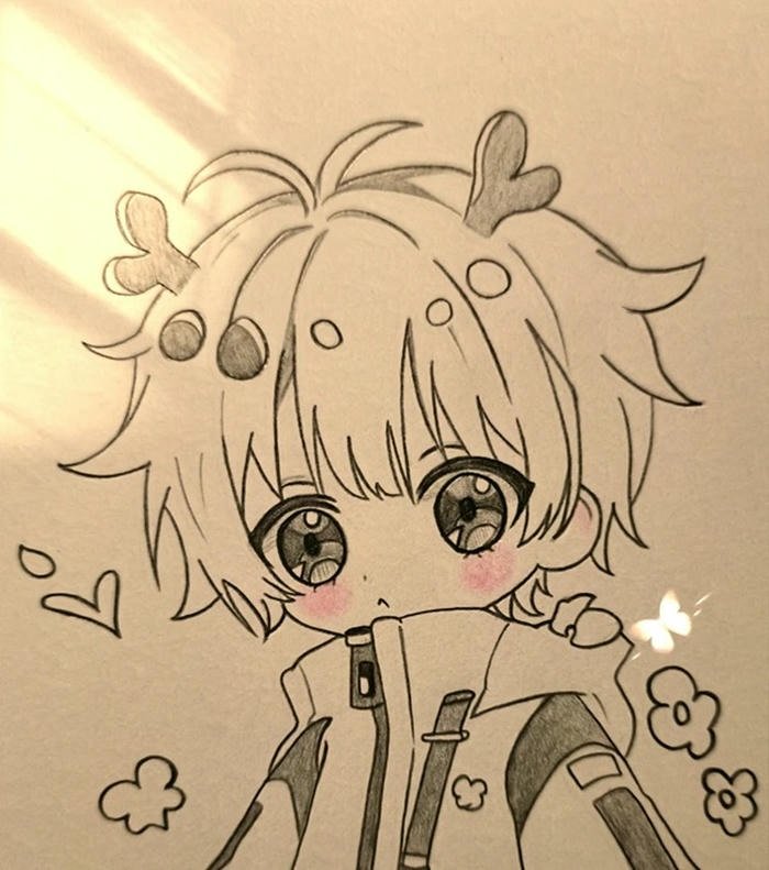 Hình ảnh anime cute cảm xúc tích cực
