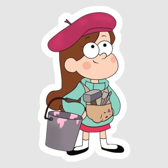 Hình ảnh hình vẽ sticker cute mini giúp trang trí sinh động
