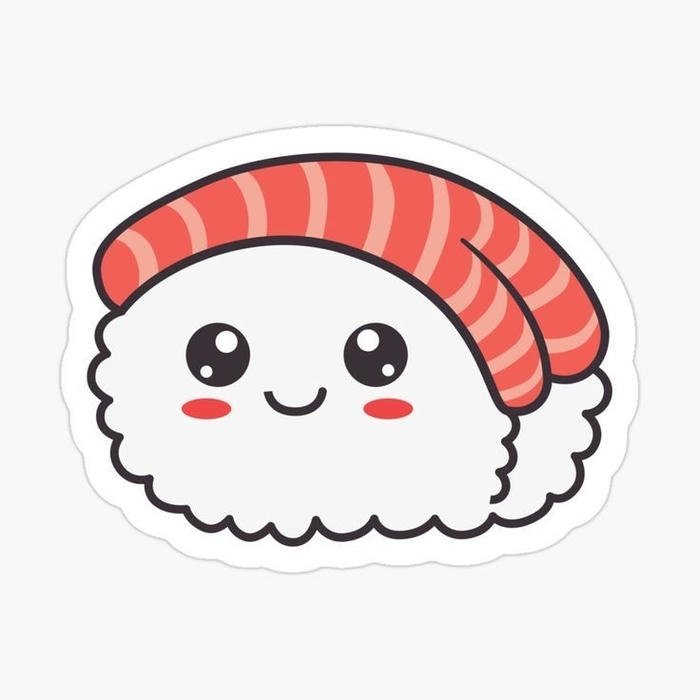 Hình ảnh hình vẽ sticker cute mini phù hợp in decal