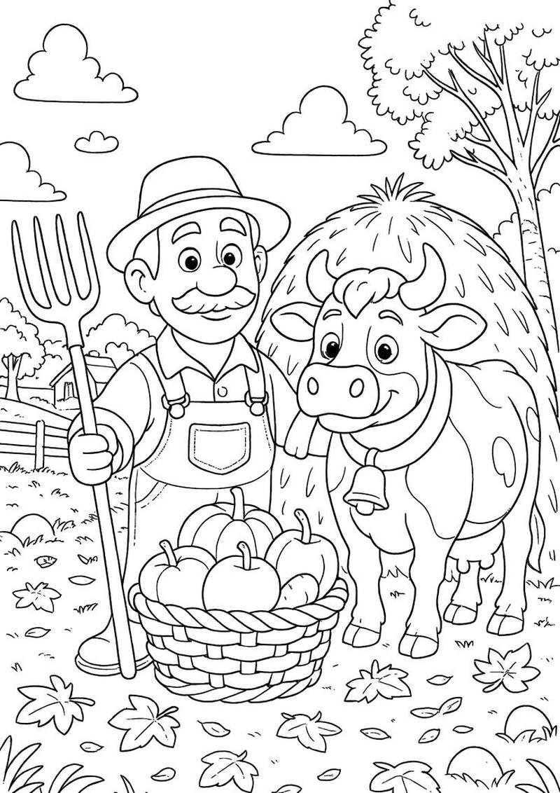 Hình ảnh người làm vườn phong cách cartoon