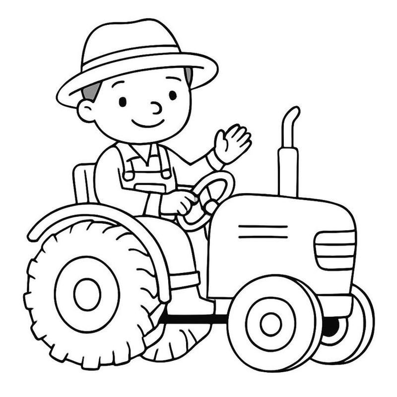 Hình ảnh người nông dân làm việc trên cánh đồng
