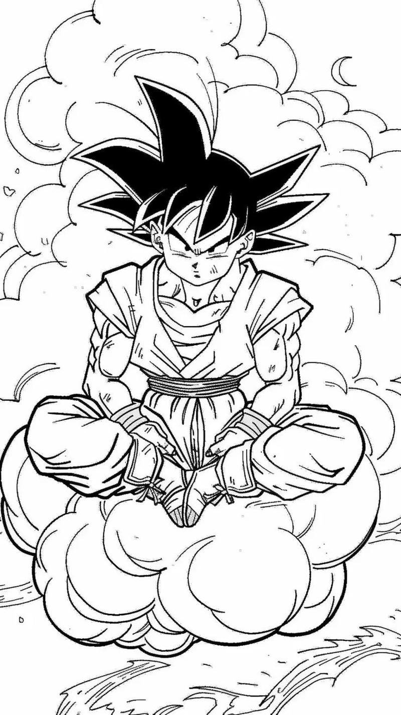 Hình ảnh nhân vật Dragon Ball nét vẽ đẹp