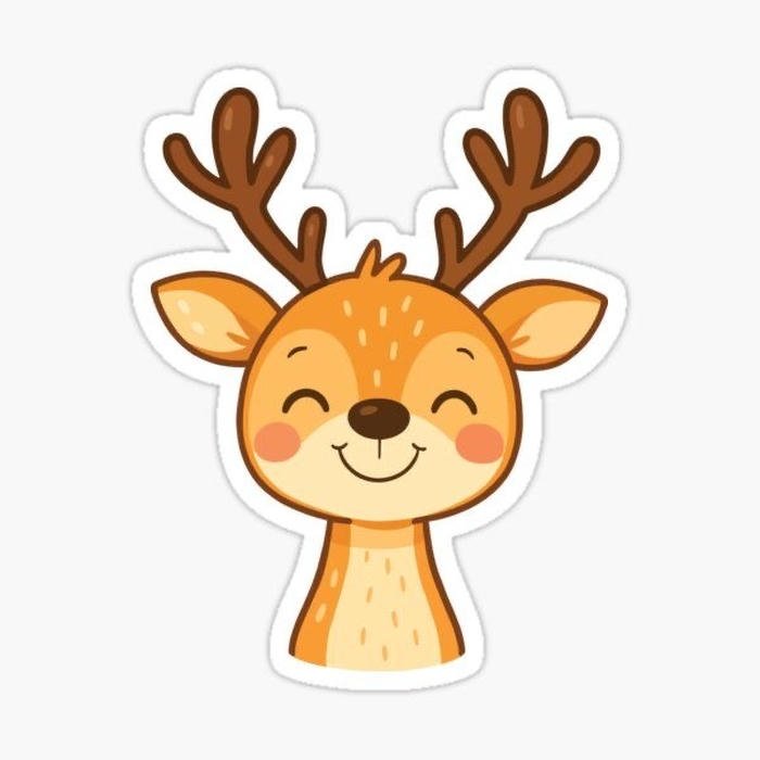 Hình ảnh sticker con vật cute mang cảm giác vui nhộn