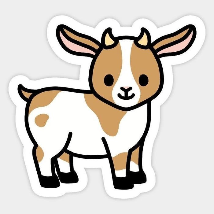 Hình ảnh sticker con vật cute mang tính nhận diện cao