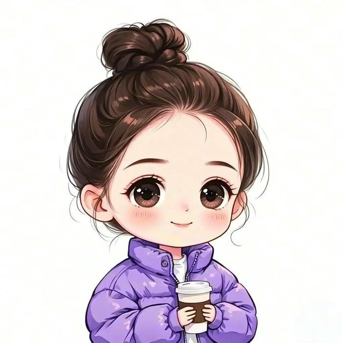 Hình avatar dễ thương chibi tròn trịa