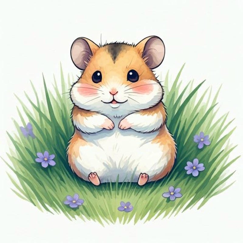 Hình chuột nhỏ ôm hạt hướng dương trong tư thế ngồi