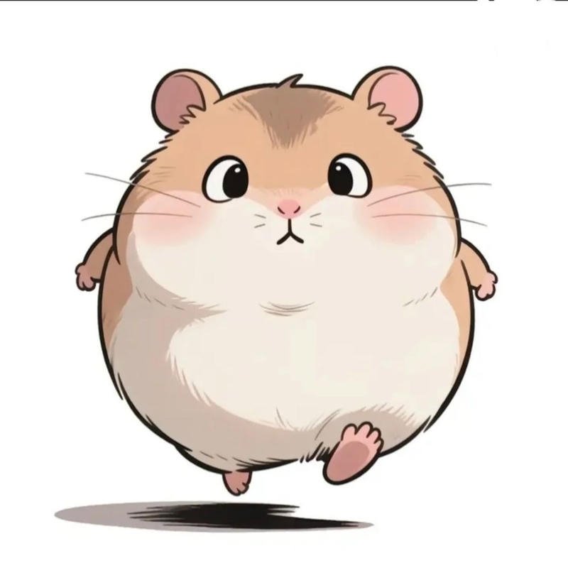 Hình hamster nhỏ xinh với đôi mắt tròn sáng rõ