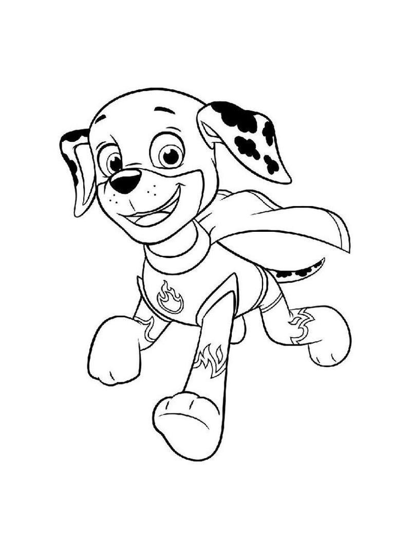 Hình minh họa nhân vật Paw Patrol dễ thương