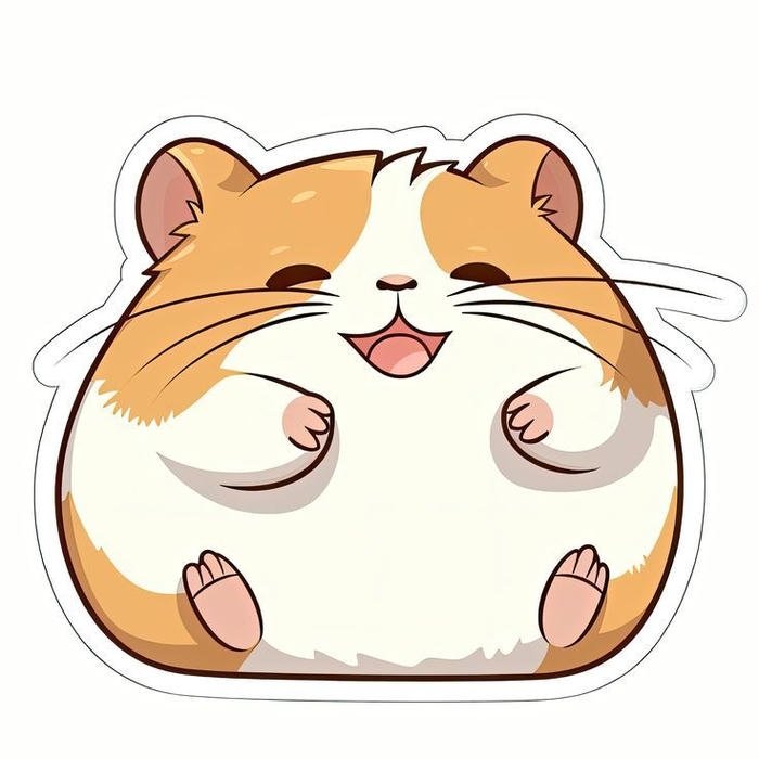 Hình sticker con vật cute thể hiện thế giới động vật