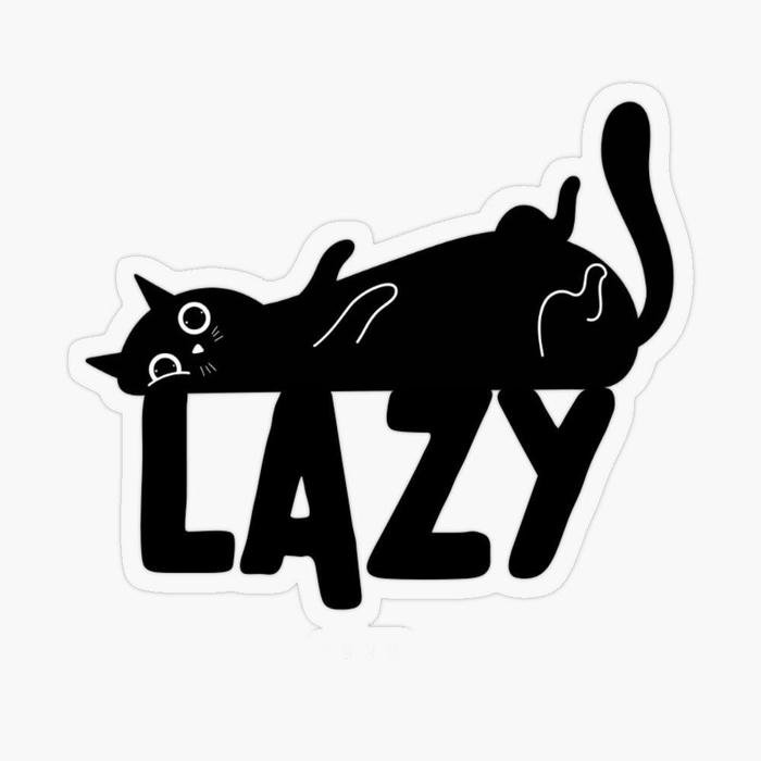 Hình sticker trắng đen cute hỗ trợ cá nhân hóa vật dụng