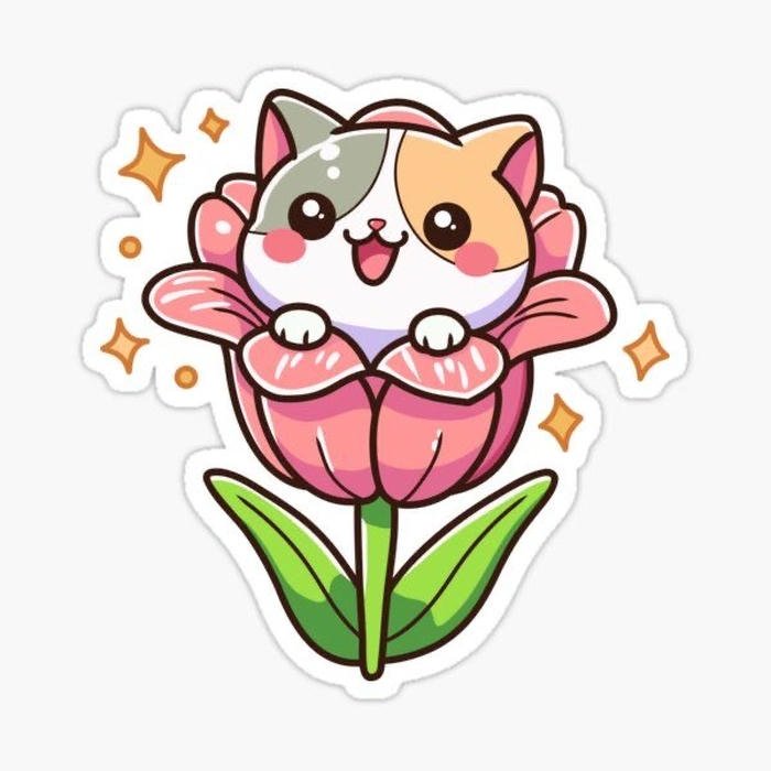 Hình vẽ sticker cute mini cho người yêu handmade