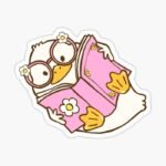 Hình vẽ sticker cute mini mang cảm giác vui mắt