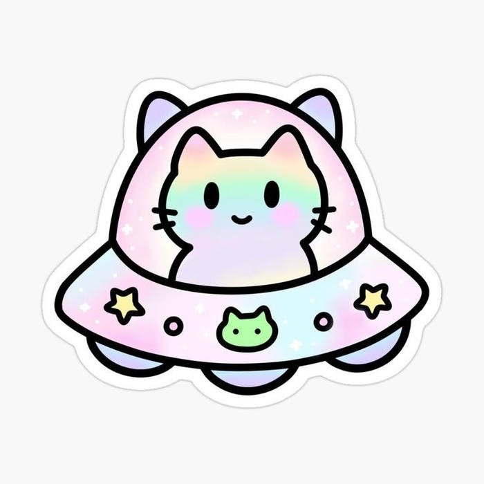 Hình vẽ sticker cute mini mang tinh thần trẻ trung