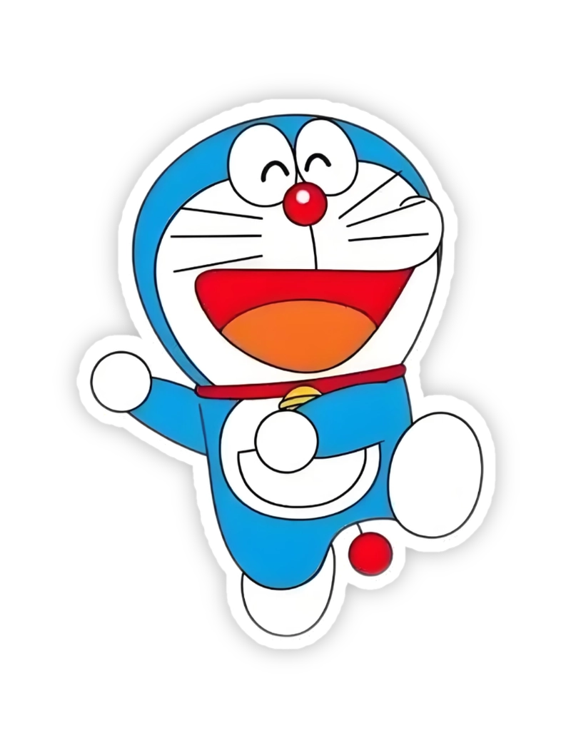 Icon sticker doraemon thiết kế dễ thương