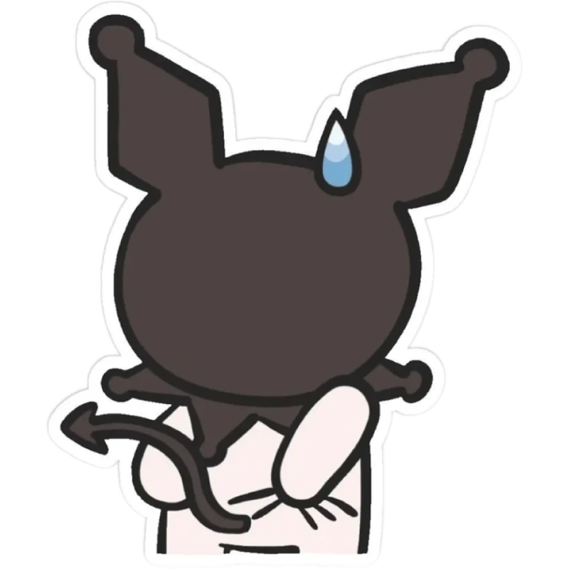 Kuromi hoạt hình với tạo hình nhỏ xinh ngộ nghĩnh
