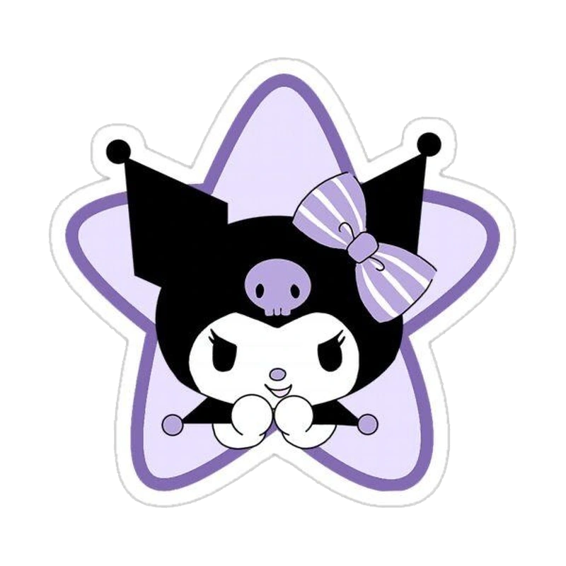 Lưu ảnh kuromi dễ thương làm hình nền cá nhân