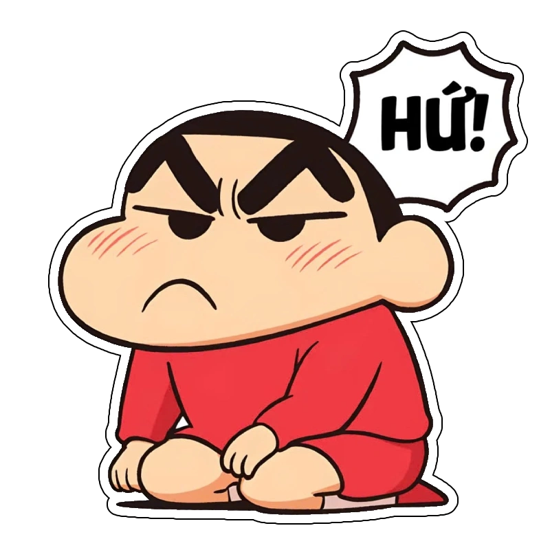 Nhãn dán shin bựa với gương mặt troll cực kỳ nổi bật