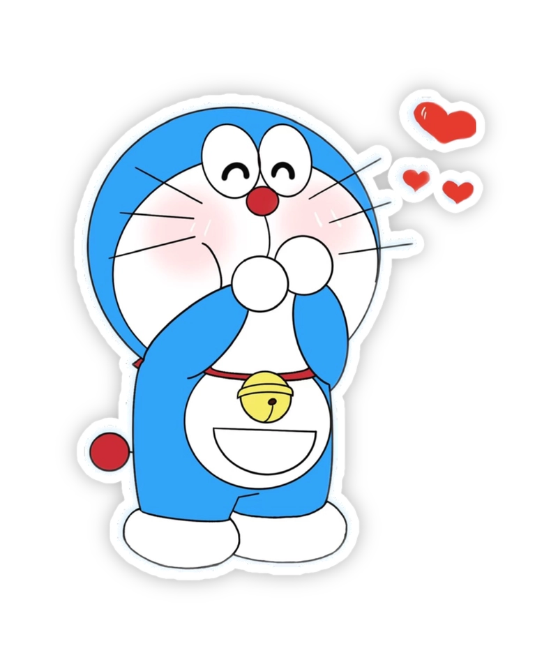 Sticker doraemon hình ảnh cute ngộ nghĩnh