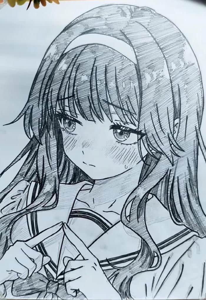 Vẽ hình anime cute phong cách hiện đại