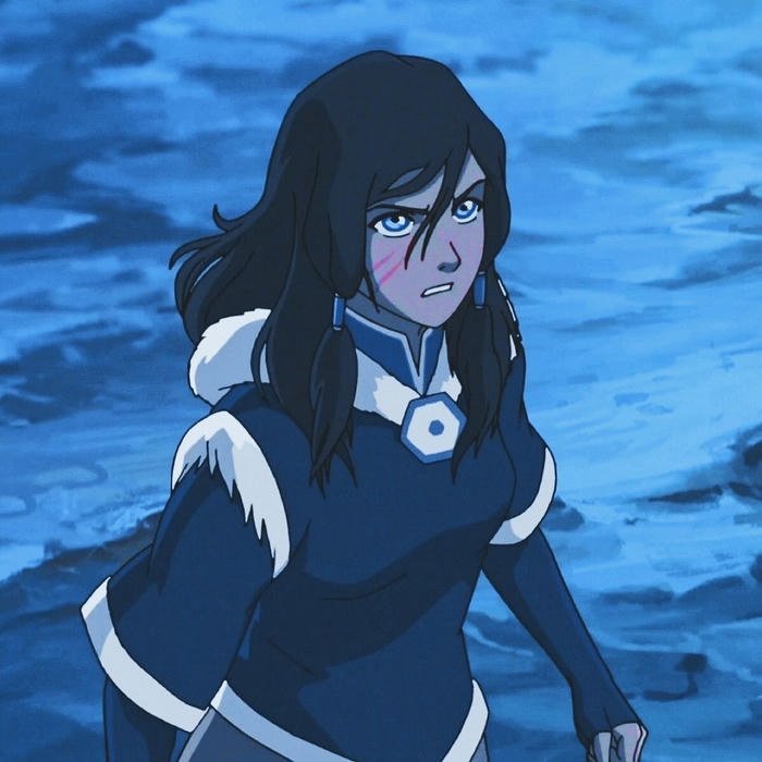 ảnh avatar Korra dáng đứng vững vàng chắc