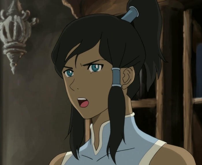 ảnh avatar Korra tai nhỏ lộ ra ngoài
