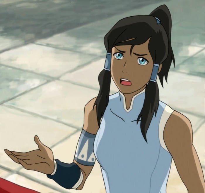 ảnh avatar Korra tay quấn băng đen dày