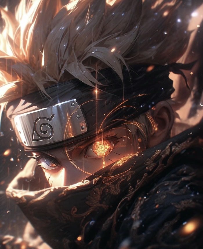 ảnh avatar anime cool khói mờ quanh