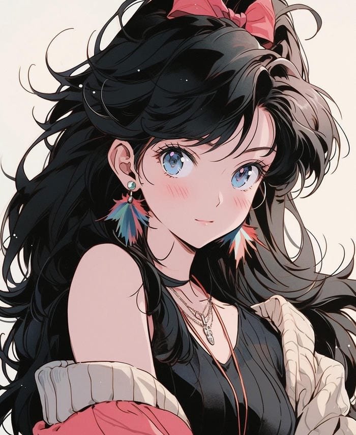 ảnh avatar anime cool lông mày thấp