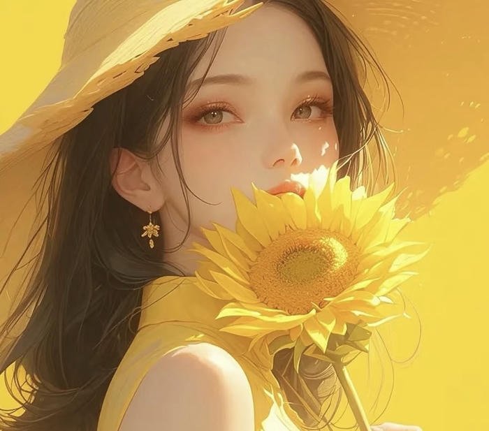 ảnh avatar hoa hướng dương đẹp
