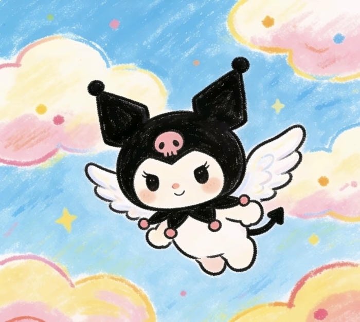 ảnh avatar kuromi cho mạng xã hội