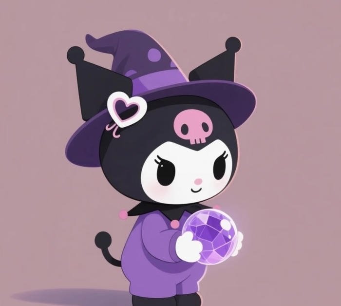 ảnh avatar kuromi hoạt hình