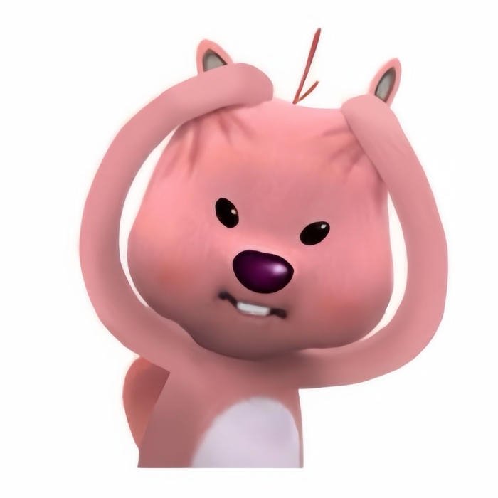 ảnh avatar loopy ánh mắt ngơ ngác