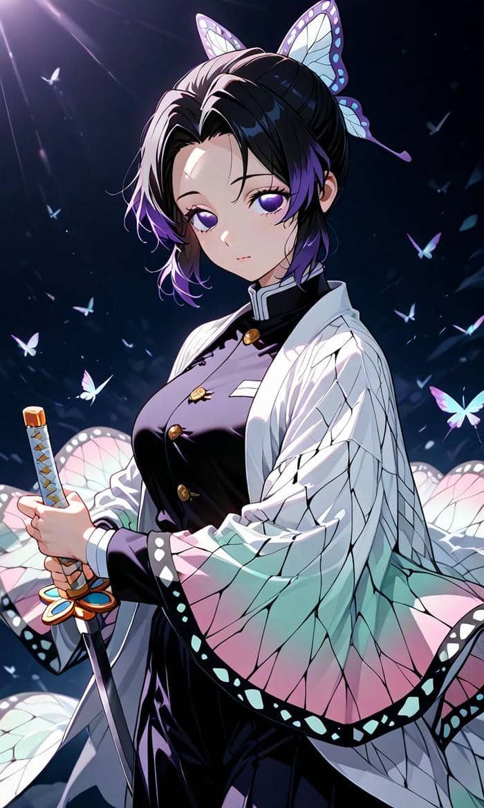 ảnh avatar shinobu ăn mặc kín đáo