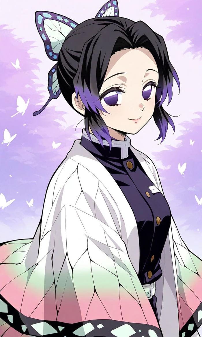 ảnh avatar shinobu ánh mắt dịu dàng