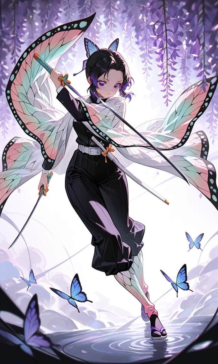 ảnh avatar shinobu vẻ đẹp cá tính