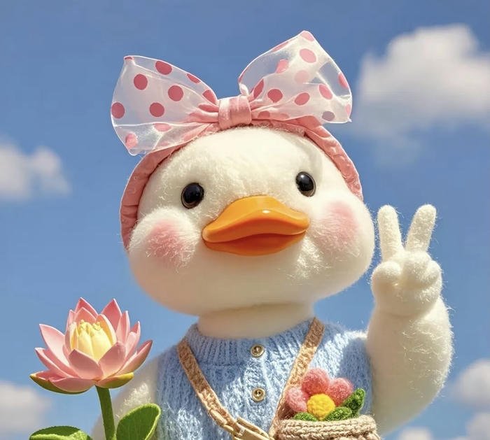 ảnh avatar vịt cute đơn giản