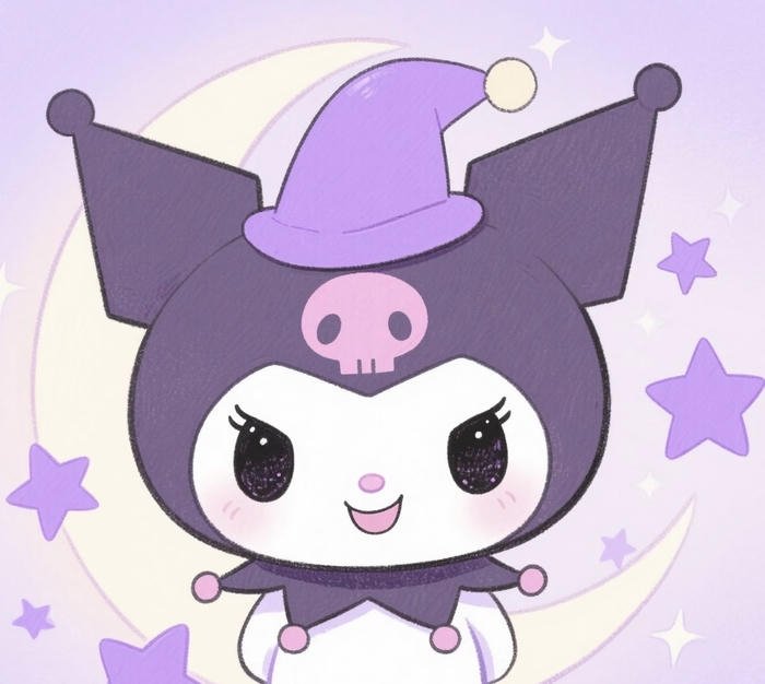 avatar kuromi dễ thương cho nữ