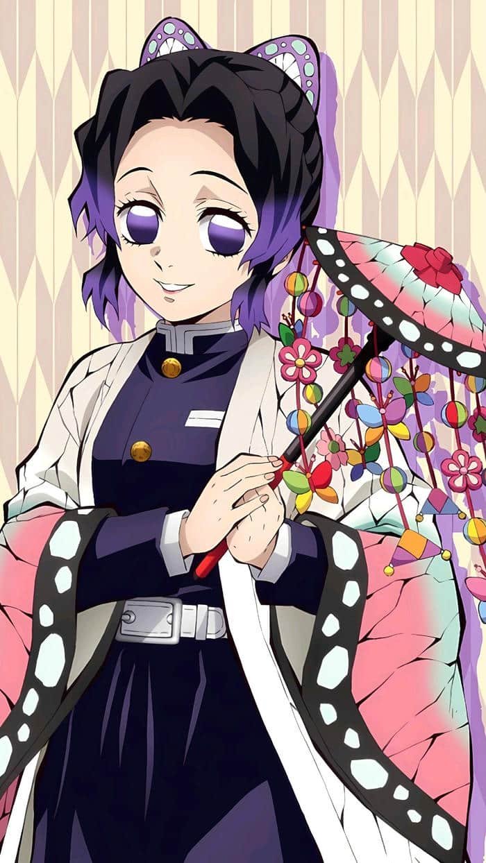 avatar shinobu đôi mắt tím to tròn
