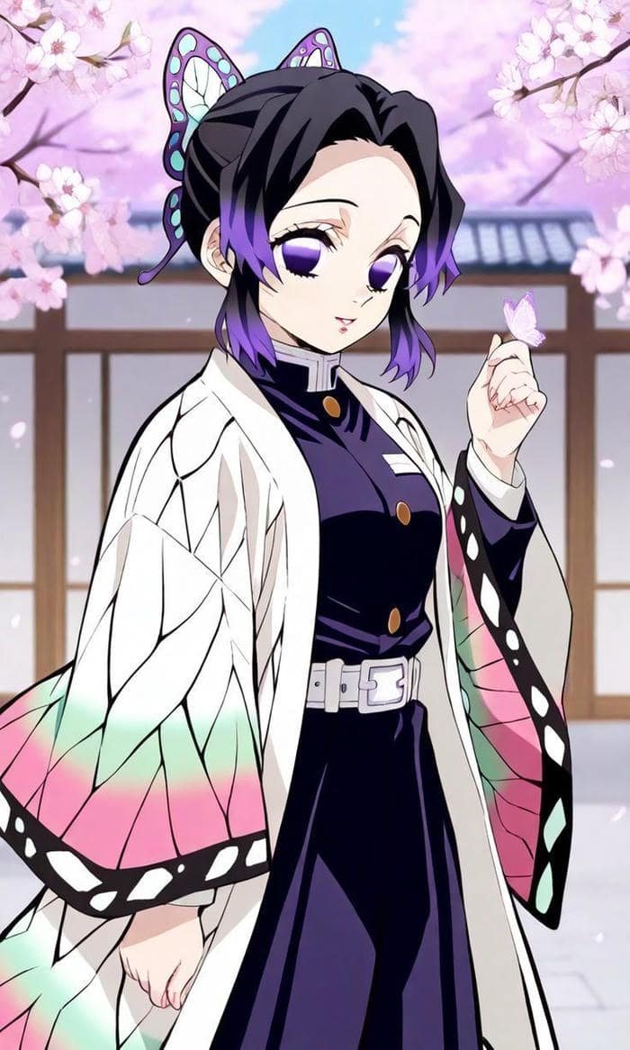 avatar shinobu nụ cười nhẹ nhàng