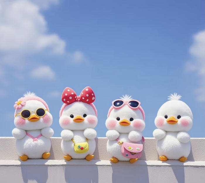 avatar vịt cute đẹp thanh thoát