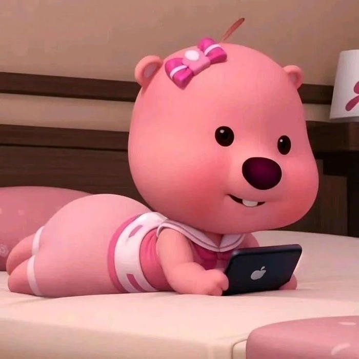 bức ảnh avatar loopy tạo hình vui vẻ