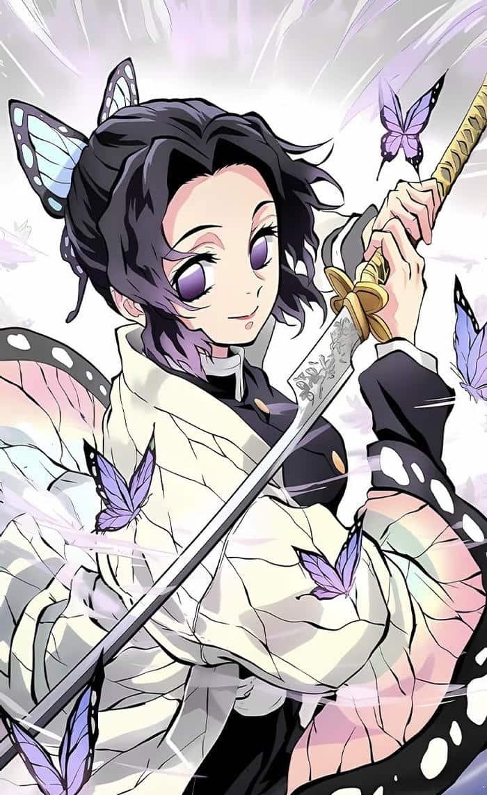 bức ảnh avatar shinobu phong cách cổ trang